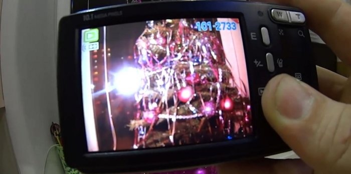 Night vision device mula sa isang lumang camera