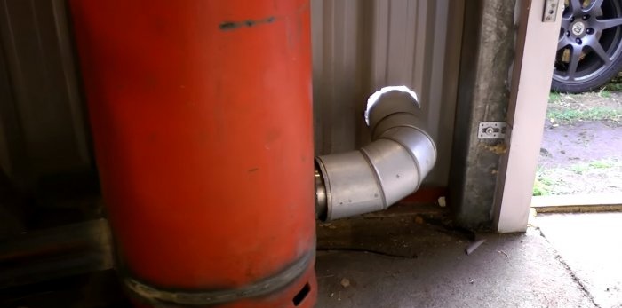 Jet stove mula sa isang gas cylinder