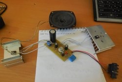 Einfacher Transistorverstärker der Klasse „A“