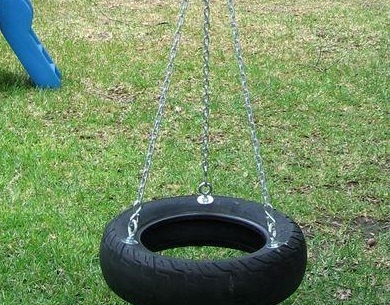 Balanço de pneu simples