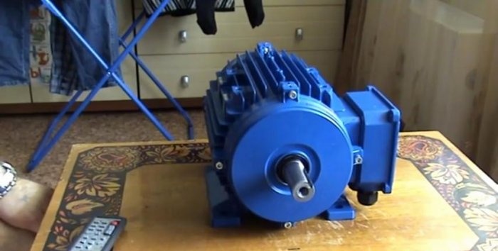 Generator fra en asynkronmotor