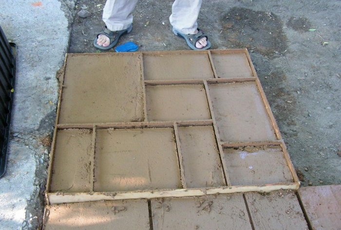 DIY concrete pad