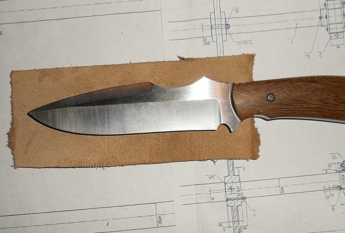 How to sew a knife sheath