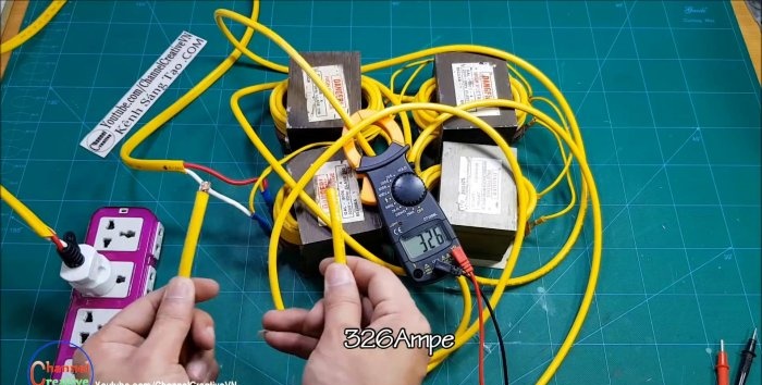 Suvirinimo aparatas iš keturių mikrobangų krosnelių