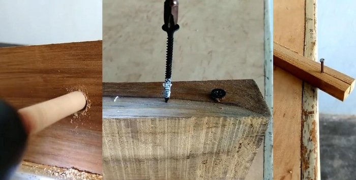 Tres trucos útiles a la hora de trabajar con madera