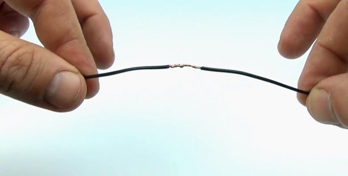 The most reliable connection of wires without a soldering iron
