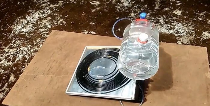 How to make a solar water heater