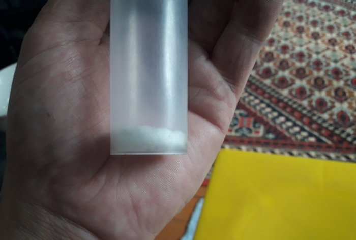 Carbon filter for plastic bottle