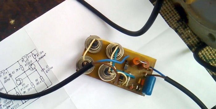 Покретање трофазног мотора из једнофазне мреже без кондензатора