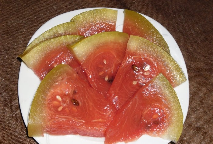 Pickled watermelon