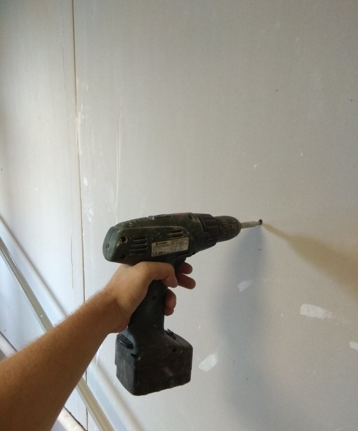 Ģipškartona uzstādīšana pie sienas pats