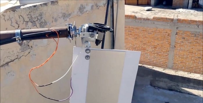Penjana angin dari HDD dan pam mesin basuh