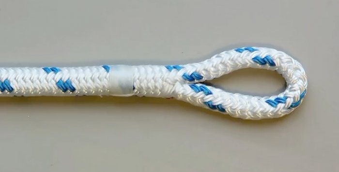 Comment faire une belle boucle sur une corde tressée