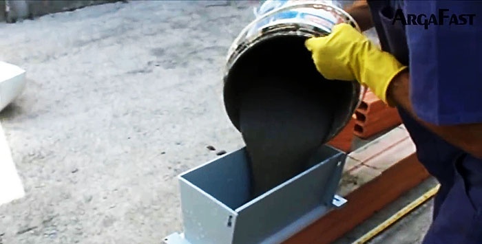 Χρησιμοποιώντας ένα πρότυπο κατά την τοποθέτηση τούβλων