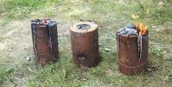 ثلاثة خيارات لصنع شمعة فنلندية من جذوع الأشجار
