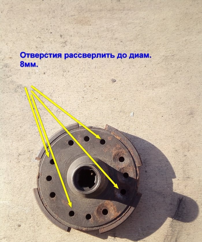 Luchtaandrijving van het rugzaktype van een Ural-kettingzaag