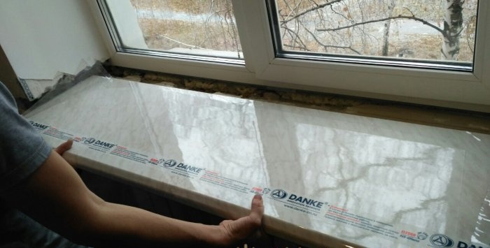 Hvordan installere en vinduskarm hvis vinduet allerede står
