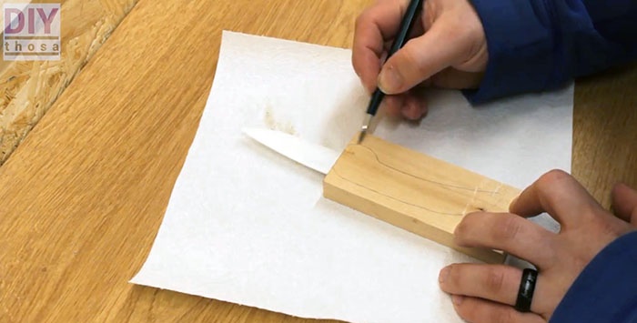 Как да направите проста дръжка за счупен нож