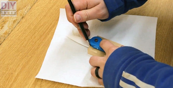 Hoe maak je een eenvoudig handvat voor een gebroken mes?