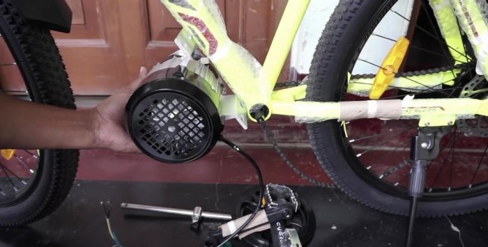 Ισχυρό ηλεκτρικό ποδήλατο DIY