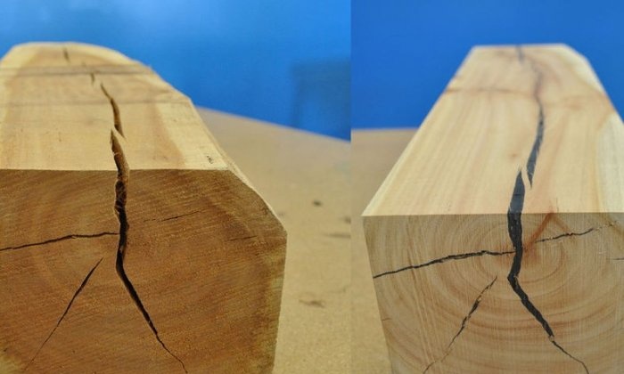 Oprava prasklin ve dřevě