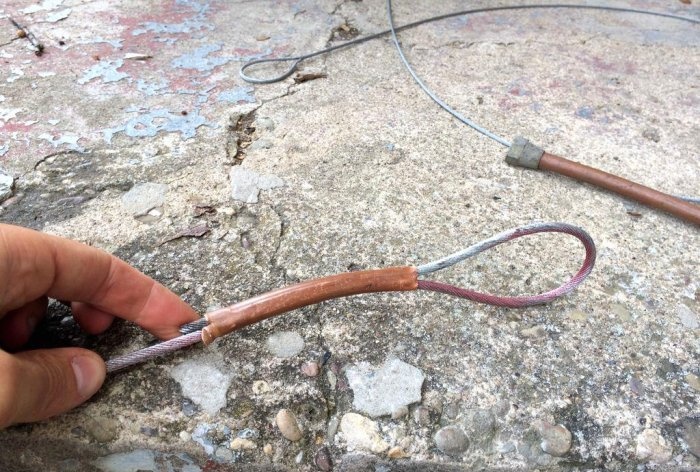 Hur man gör en slinga på en kabel