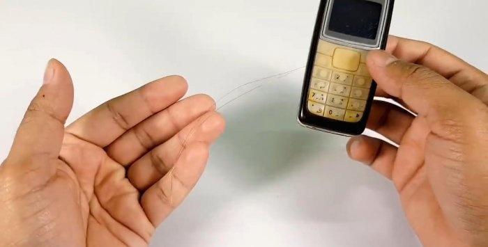 Der einfachste GSM-Alarm von einem alten Telefon
