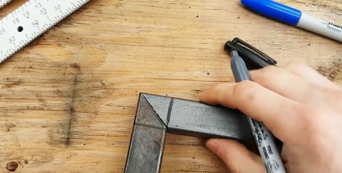 Cómo hacer una junta de esquina de tres piezas
