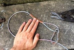 Cara membuat gelung pada kabel
