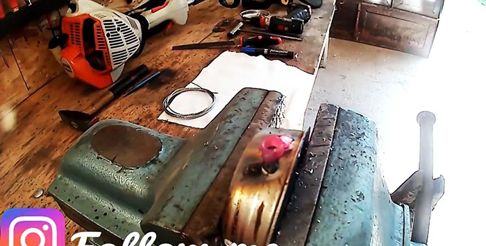Comment remplacer la ligne de pêche dans une tondeuse par un câble en acier