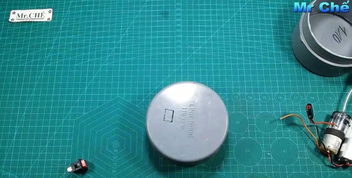 Como fazer um compressor portátil movido a bateria