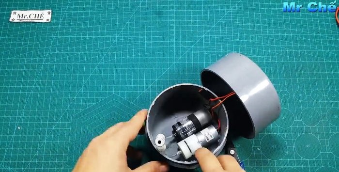Como fazer um compressor portátil movido a bateria