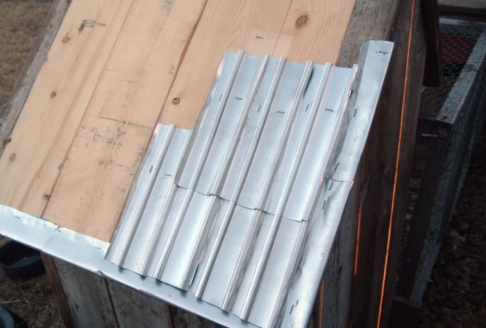 Takbelegg av aluminiumboks