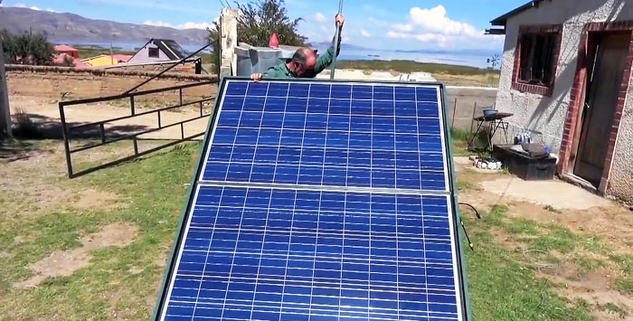 Hogyan készítsünk napenergiával működő szivattyút a kert öntözésére