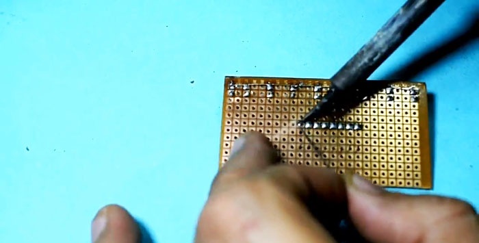 DIY-looplichten op één chip