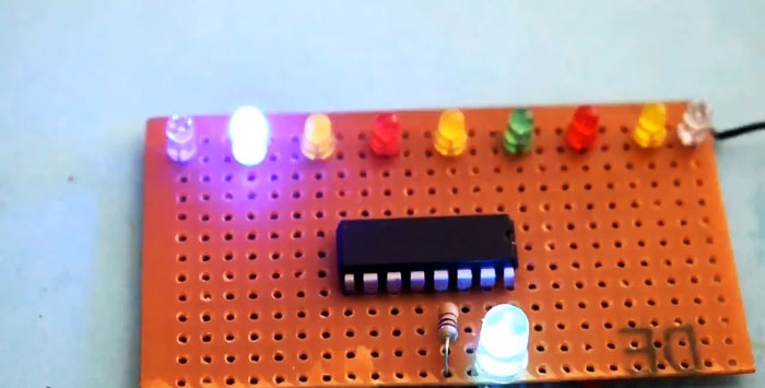DIY-körljus på ett chip
