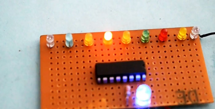 DIY-körljus på ett chip