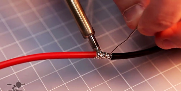 The strongest connection of large cross-section wires without thickening by twisting