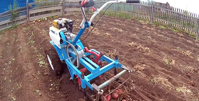 So verbessern Sie einen handgeführten Kartoffelgräber