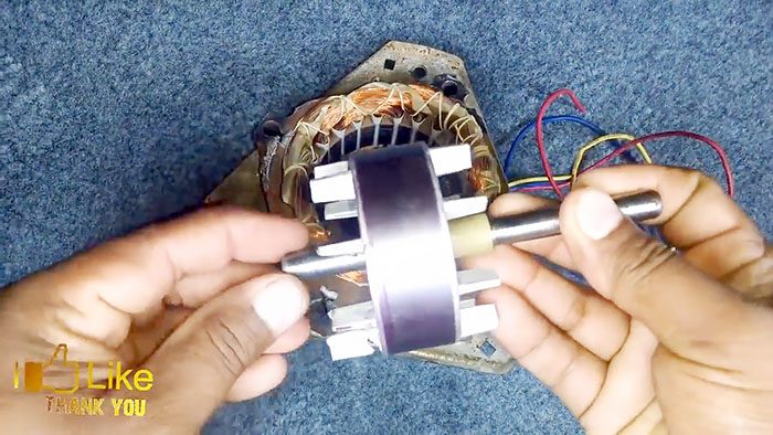 วิธีแปลงมอเตอร์อะซิงโครนัสให้เป็นเครื่องกำเนิดไฟฟ้า