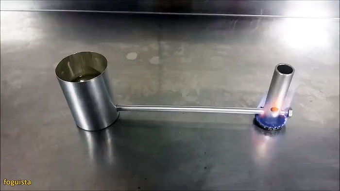 Как да си направим алкохолна горелка с дистанционно подаване на гориво