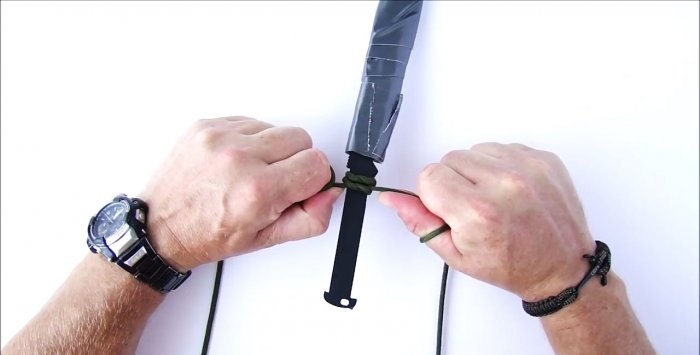 Ātrākais un vienkāršākais veids, kā izgatavot naža rokturi