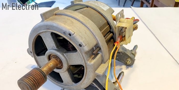 Com convertir el motor d'una rentadora en un generador de 220 V