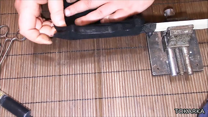 Ako vyrobiť pogumovanú rukoväť na noži