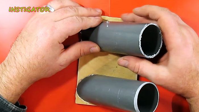 Três truques de vida com tubos de PVC