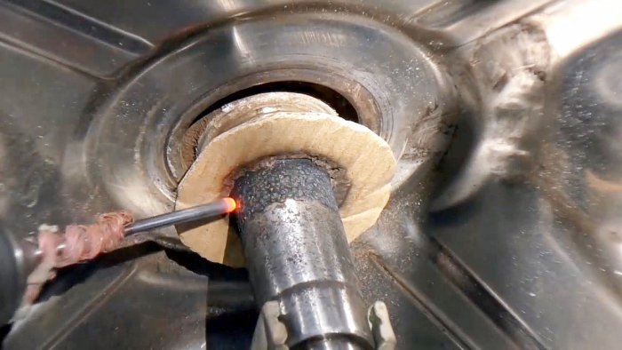 How to restore a weakened shaft for a bearing
