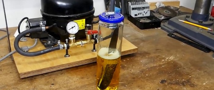 Kako pretvoriti kompresor hladnjaka u vakuumsku pumpu