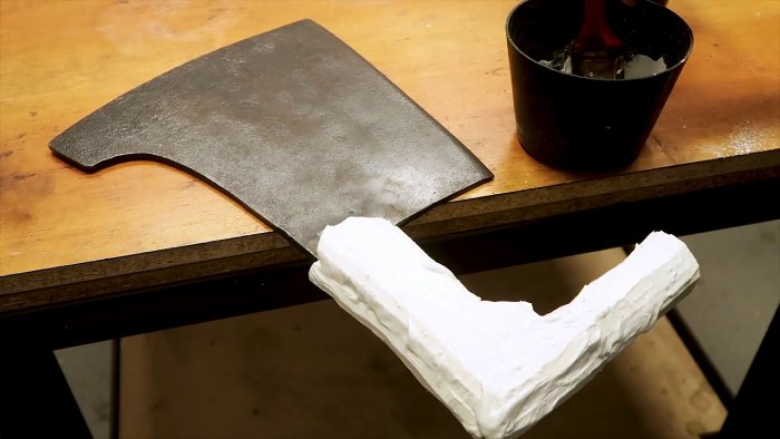 كيفية صب مقبض الألمنيوم للسكين أو الساطور