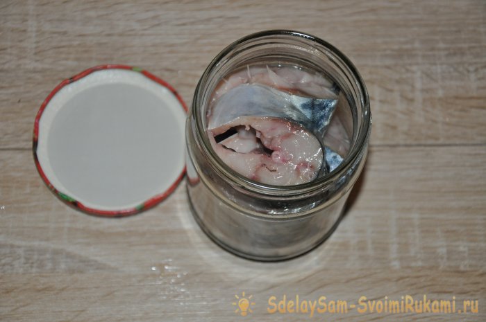 Lightly salted mackerel at home