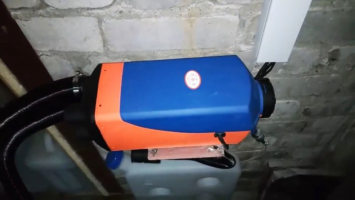 Autonomous heater for garage